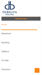 Mobile Screenshot of debruynequine.co.za
